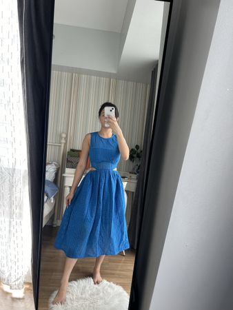 Blue Midi Dress