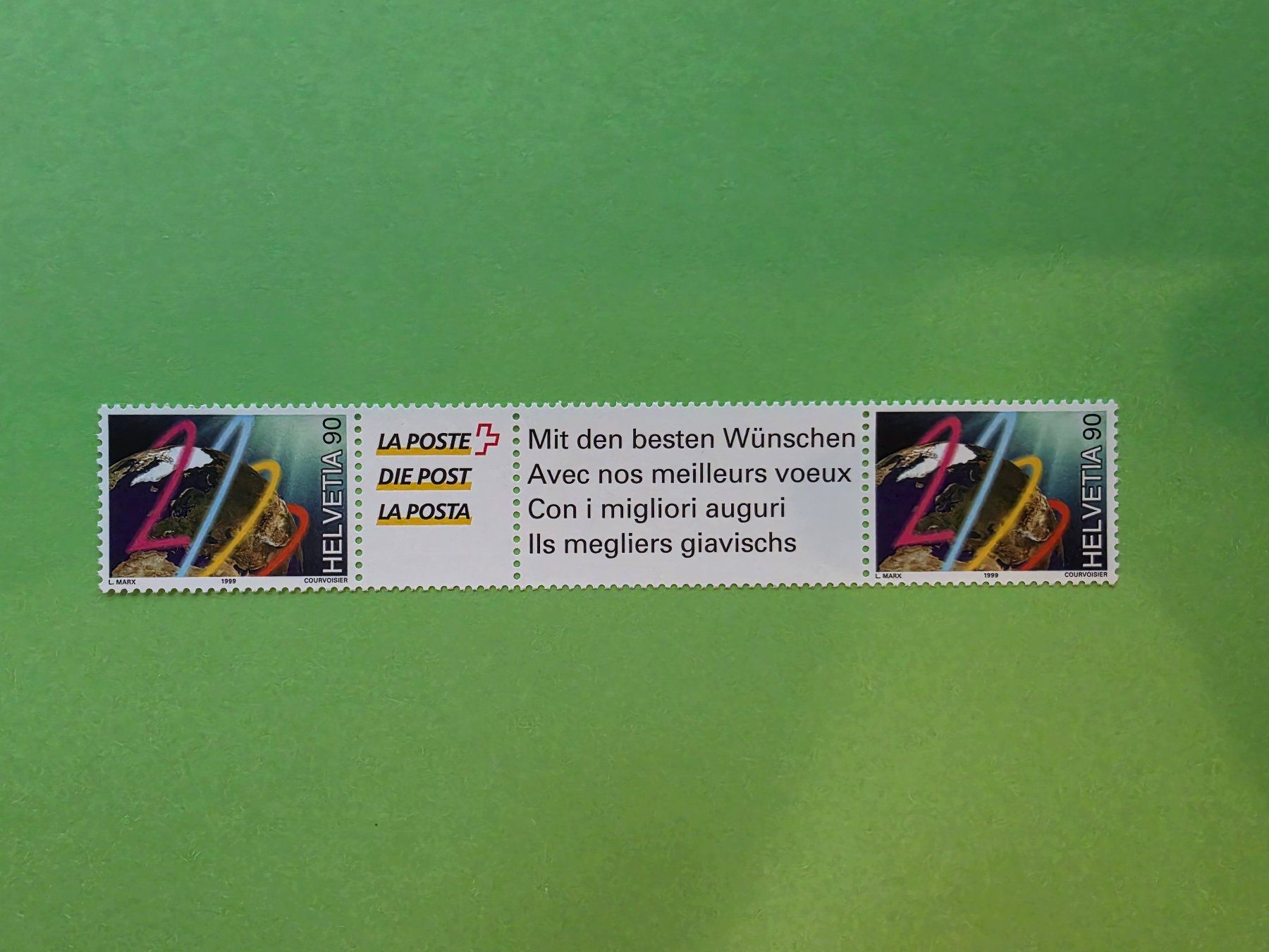 Tous les timbres: 2000 Zwischenstegmit S80A, postfrisch** – Neuf (Voir description) à Leimbach AG par jaja79
