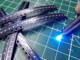 LED SMD 0603, blau 100Stk