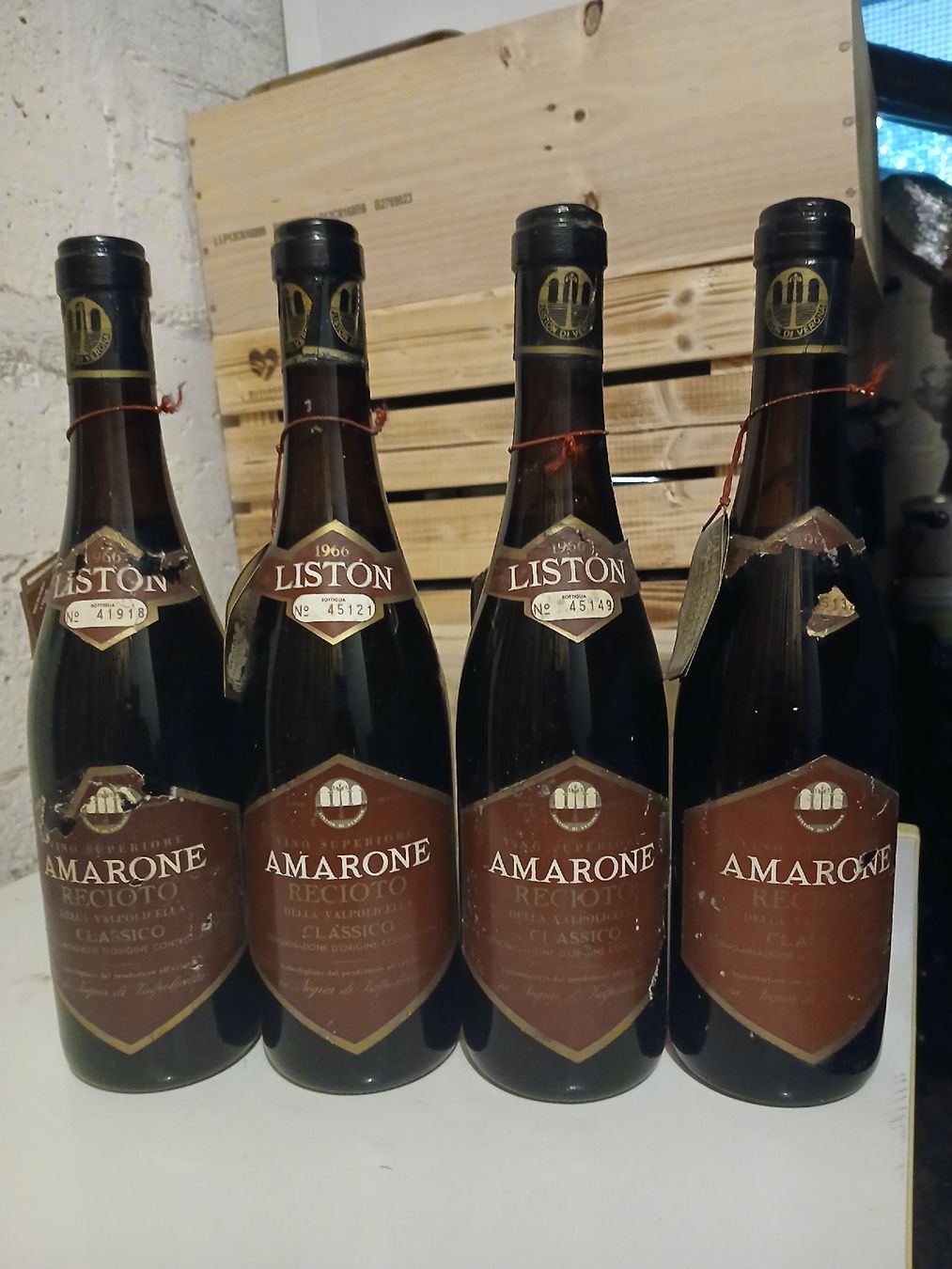 Vino: 4x Amarone Liston 1966 – Usato da Kriens venduto da Arthur73