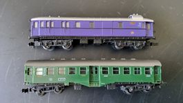 2 alte Personenwagen Deutsche Bahn, Arnold, Spur N,gebraucht