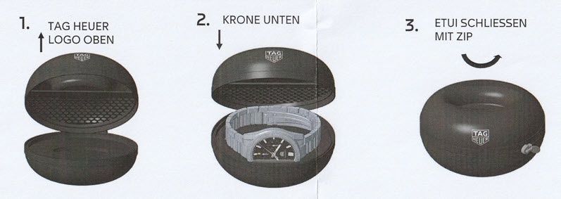 Scatole porta orologi: Original TAG HEUER Uhren Servicebox NEU – Nuovo e nell'imballaggio originale da Embrach venduto da Canderau 5