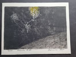 Hermann OBER (1920-1997) RADIERUNG AQUATINTA SIGNIERT NUMMER