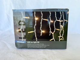 LED Lichterkette 80 Lämpchen für Drinnen & Draussen 2m