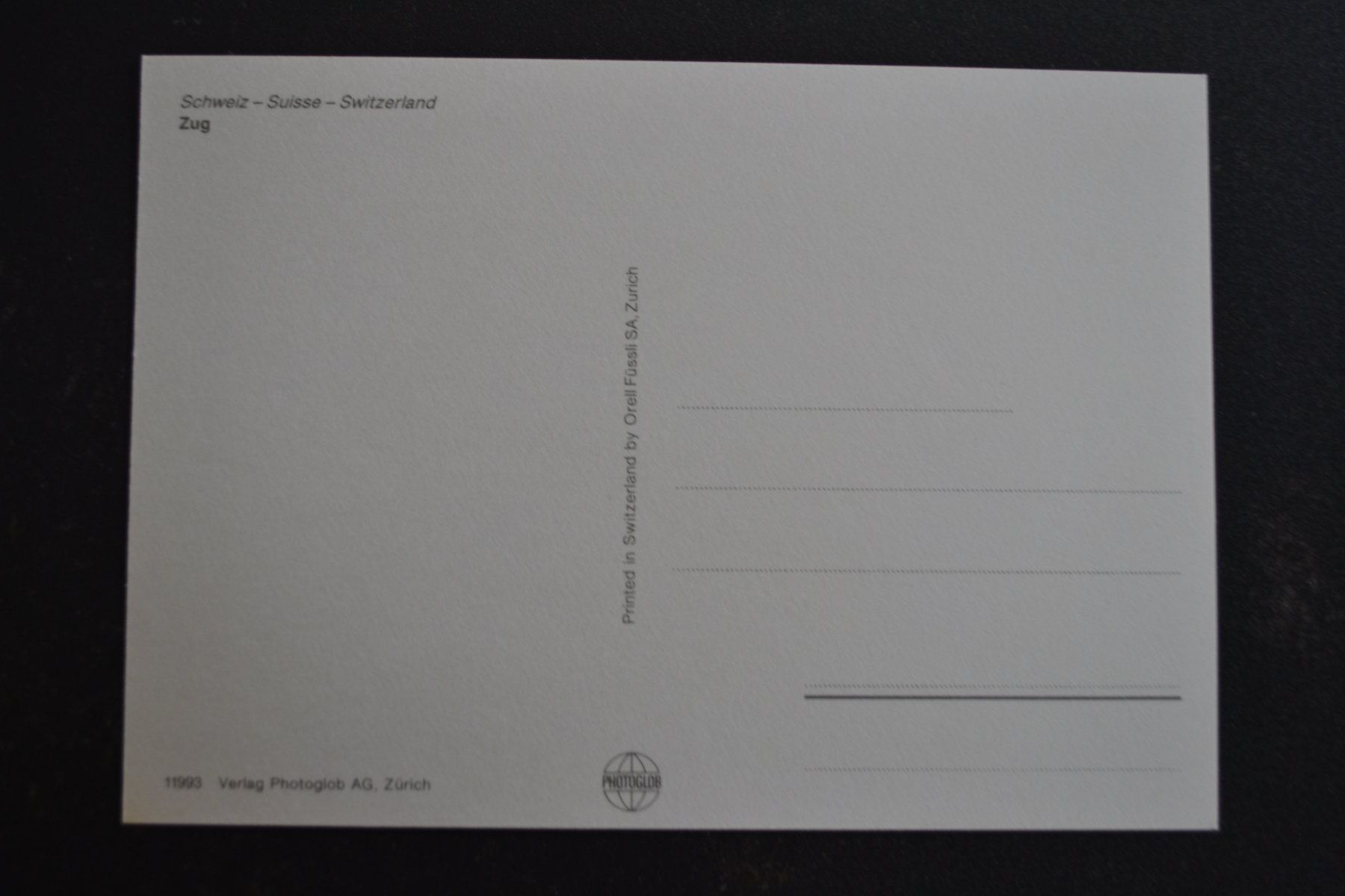 Cartoline postali: AK Zug – Usato da Beinwil am See venduto da kajak55 1