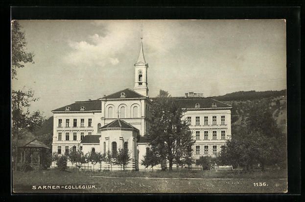 Cartoline postali: AK Sarnen, Das Collegium, 1913 – Usato da Berlin venduto da bartko-reher