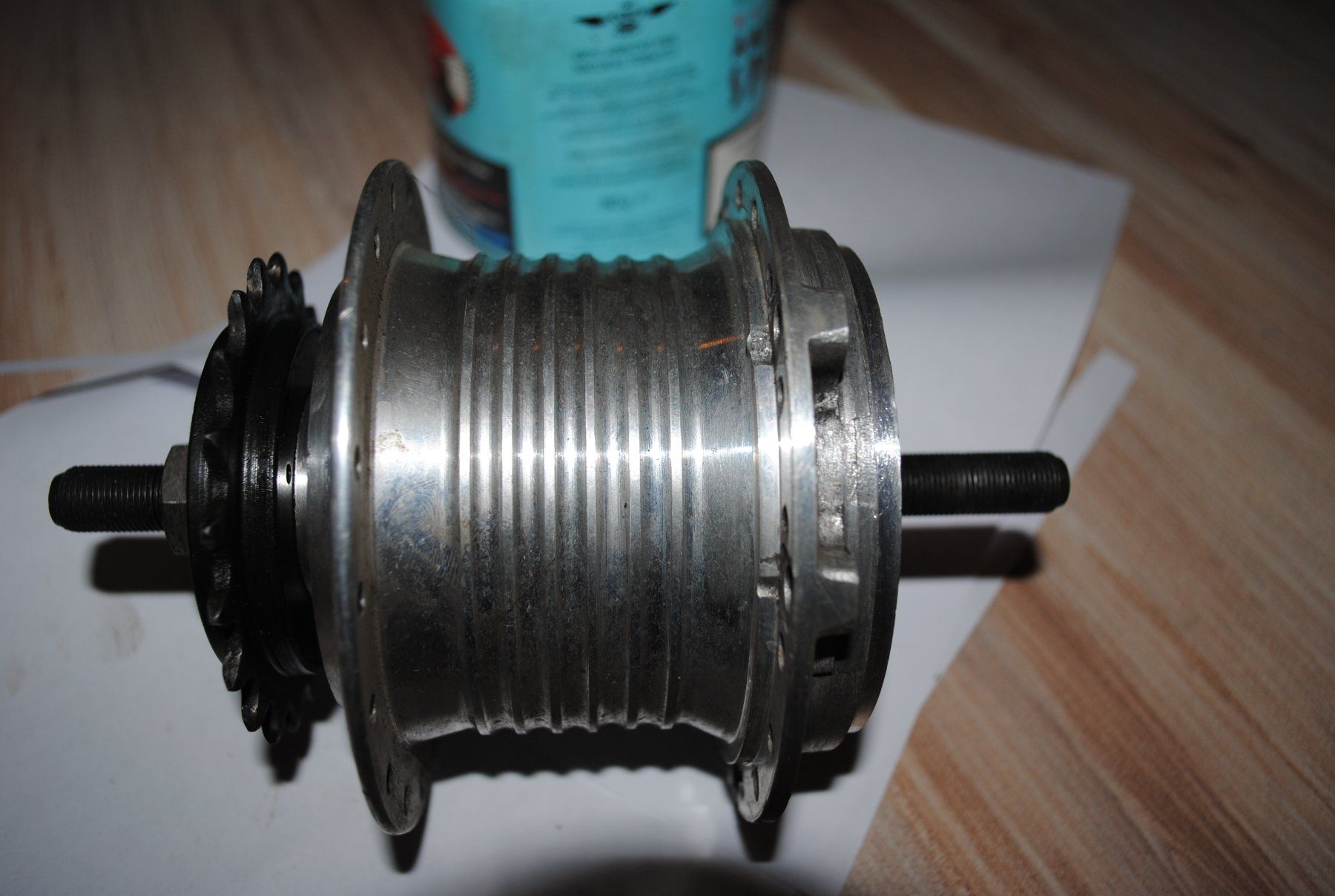 Puch Parti ricambio per ciclomotori: Radnabe PUCH Speichenrad hinten original – Usato da Subingen venduto da Baergarage 1