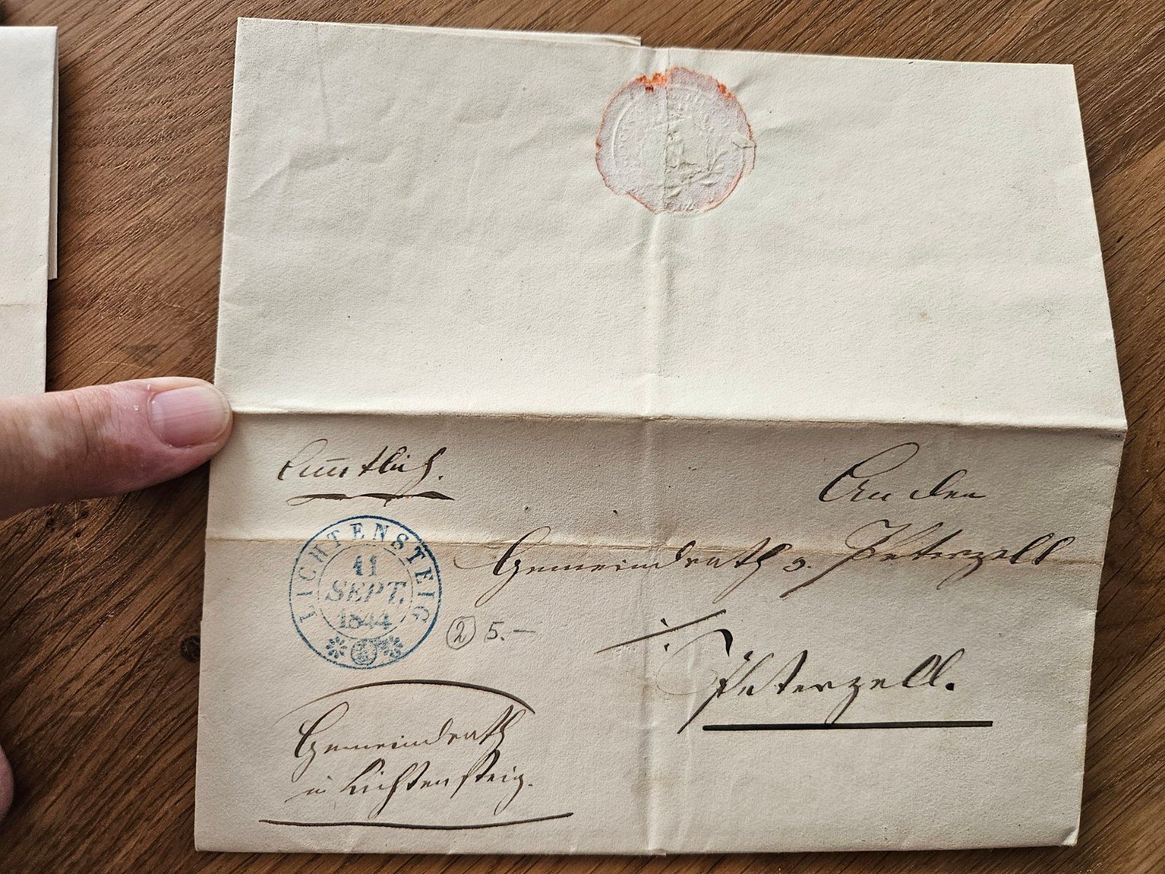 Tutti i francobolli: Vorphila Gemeinderath Lichtensteig 1844 – Usato da Buttikon SZ venduto da Marcelr