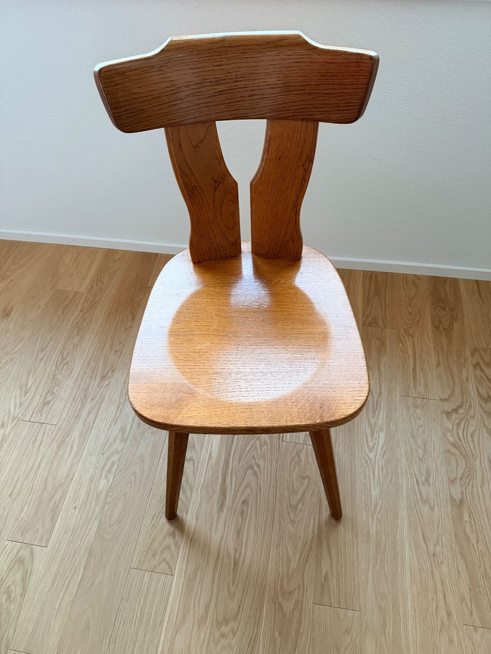 Tischset: Table ronde en chêne massif avec chaises – Gebraucht aus Bulle von PhilippeJac 2