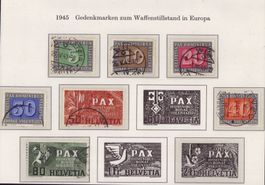 1945 Briefmarken PAX wie auf Bild