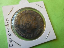 Colombia, alte Medaille 33 mm