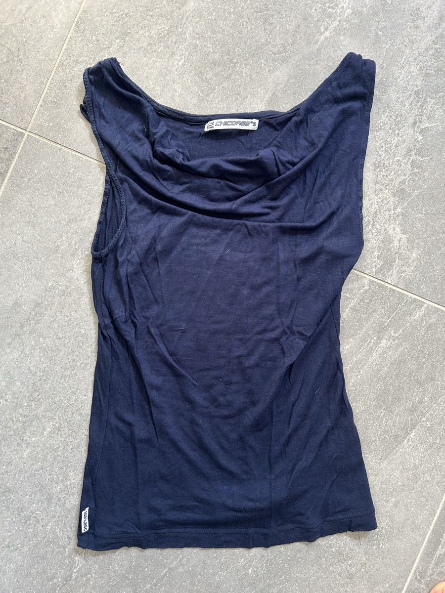 Tops: Débardeur bleu marine Chicorée taille S – Gebraucht aus Bôle von sev_n85b