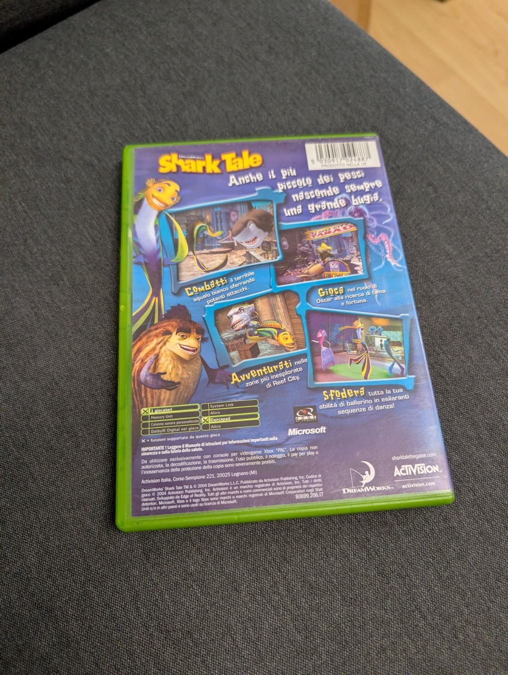 Giochi: Shark tale Microsoft Xbox – Usato da Giubiasco venduto da Ticinerd 1