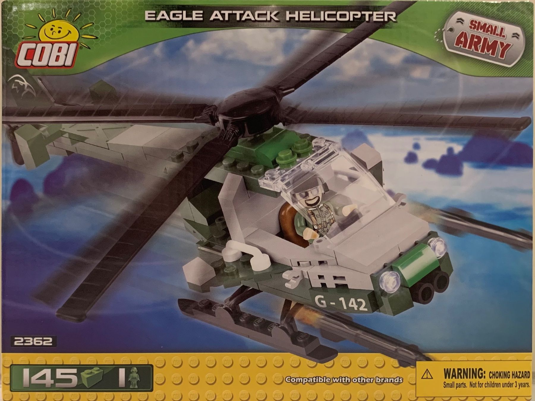 Cobi Kit di costruzioni: Cobi 2362 Eagle Attack Helicopter Small Army – Nuovo e nell'imballaggio originale da Samstagern venduto da Msharki 1