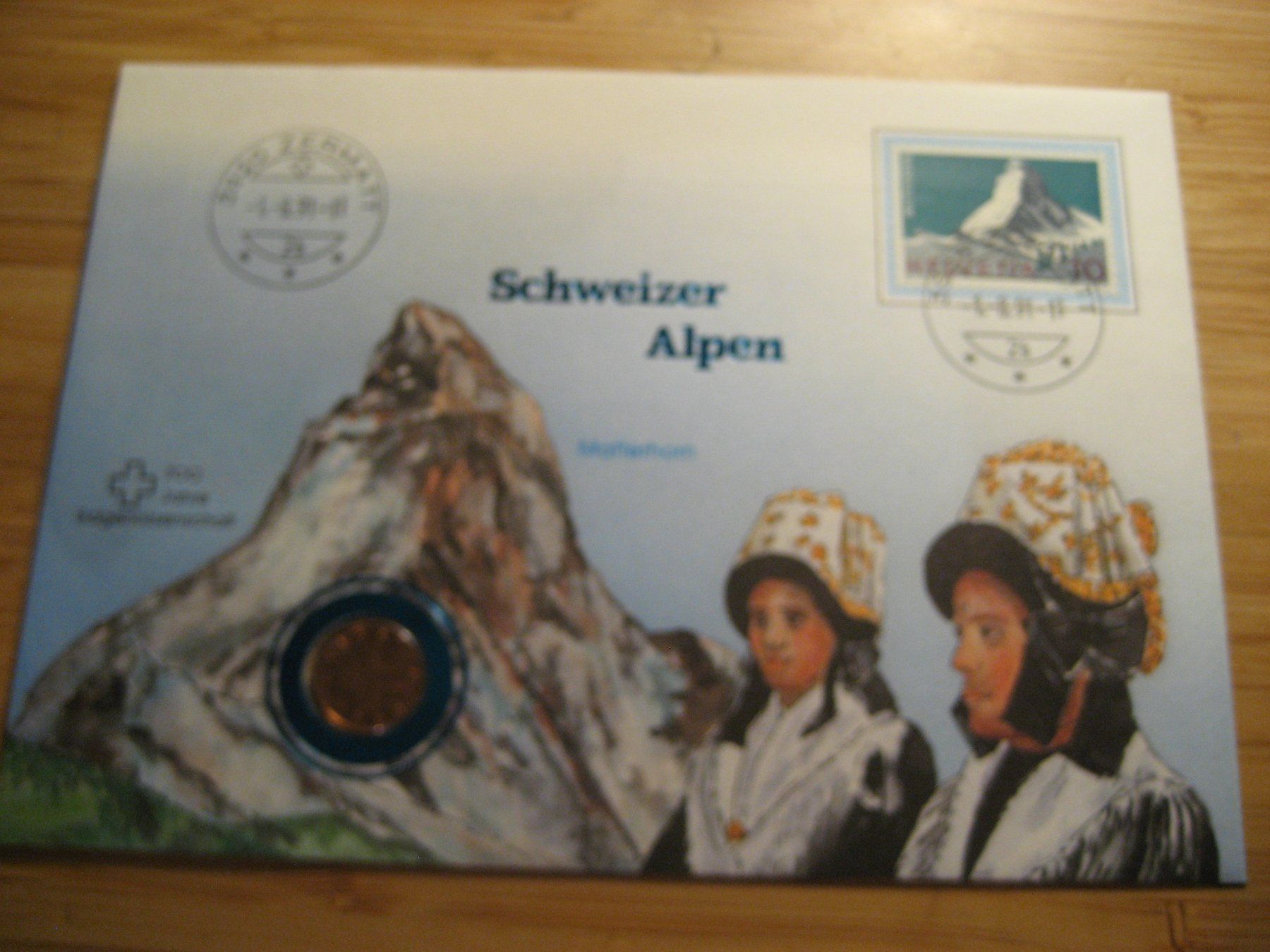 Tutti le monete: Münzbrief / Glücksbrief ( Schweizer Alpen – Nuovo (secondo la descrizione) da Weier im Emmental venduto da waefler03