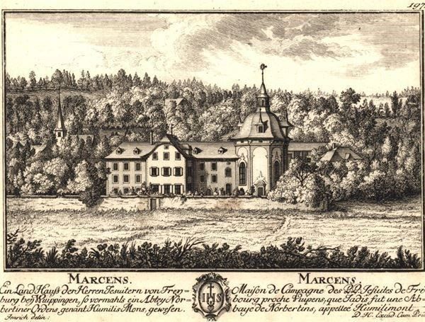 Stiche: Marcens von Herrliberger 1757 – Gebraucht aus Rafz von Helvet32 1
