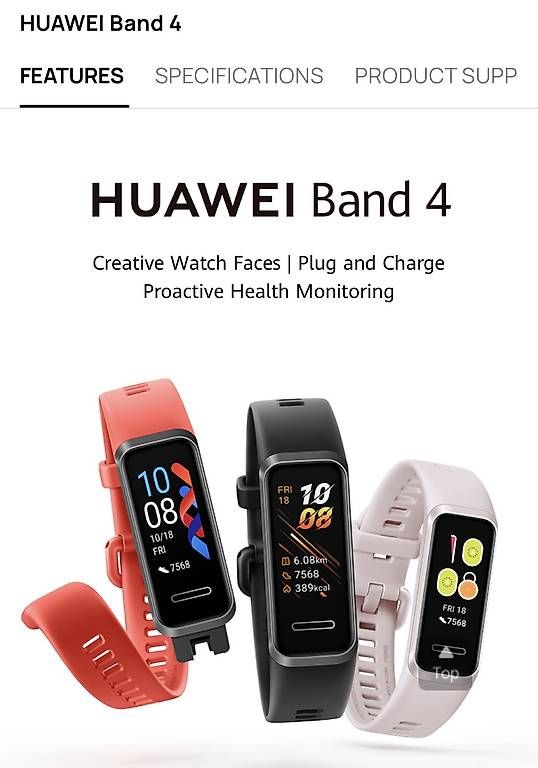 Huawei Orologi: HUAWEI Band 4 - neu – Usato da Niederwil SG venduto da kafr 2
