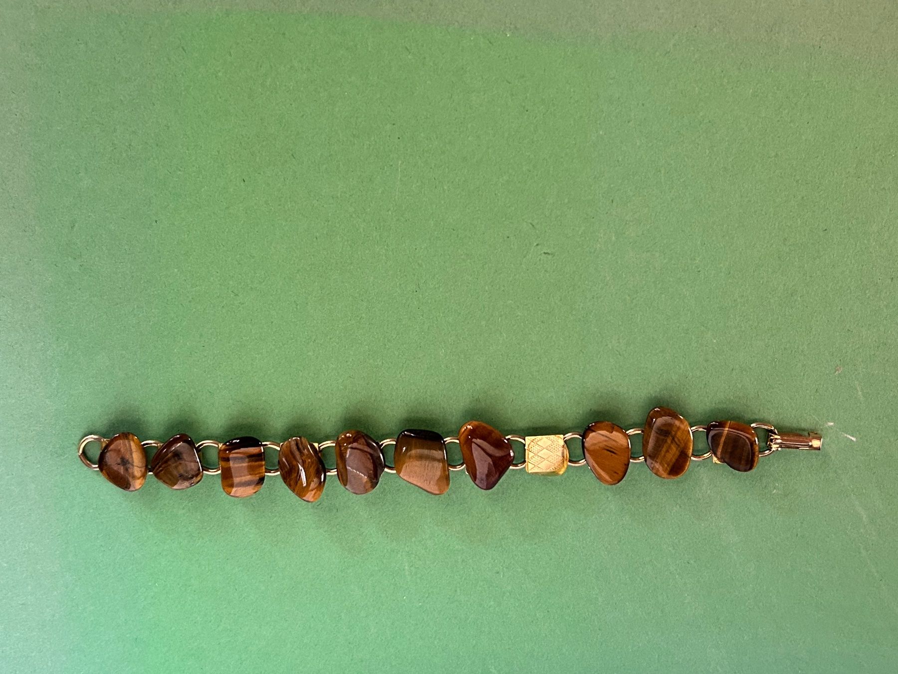 Bracciali & Braccialetti: Armband Tiger Auge vergoldet – Usato da Laufen venduto da Bellavitaboom 8
