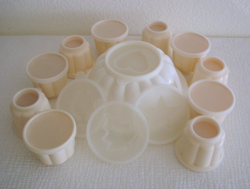 Tupperware Puddingform-Set + 10 kleine Puddingförmchen (Gebraucht) in ...