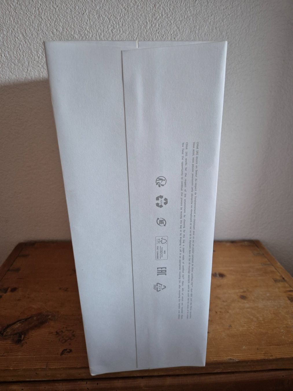 Chloé Borse: Papiertasche Chloe weiss 31 x 36 cm Einkaufstasche Tüte – Usato da Würenlos venduto da Toolia 3