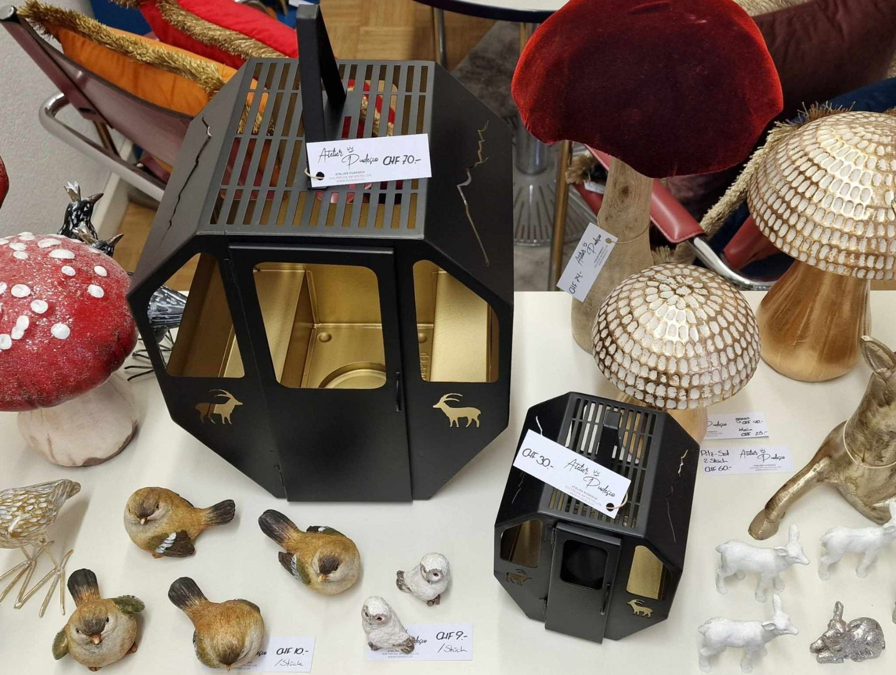 Laternen: Laterne Gondel noire (mini) – Neu und originalverpackt aus Schaffhausen von AtelierPudesco 8