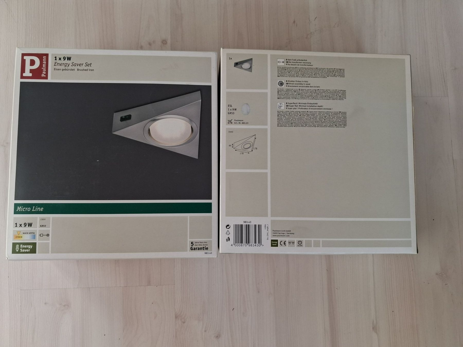 Paulmann Lustres & lampes de plafonds: UNDERBAULAMPE PAULMANN 9 WATT – Neuf avec emballage d'origine à langnau par Santos1411