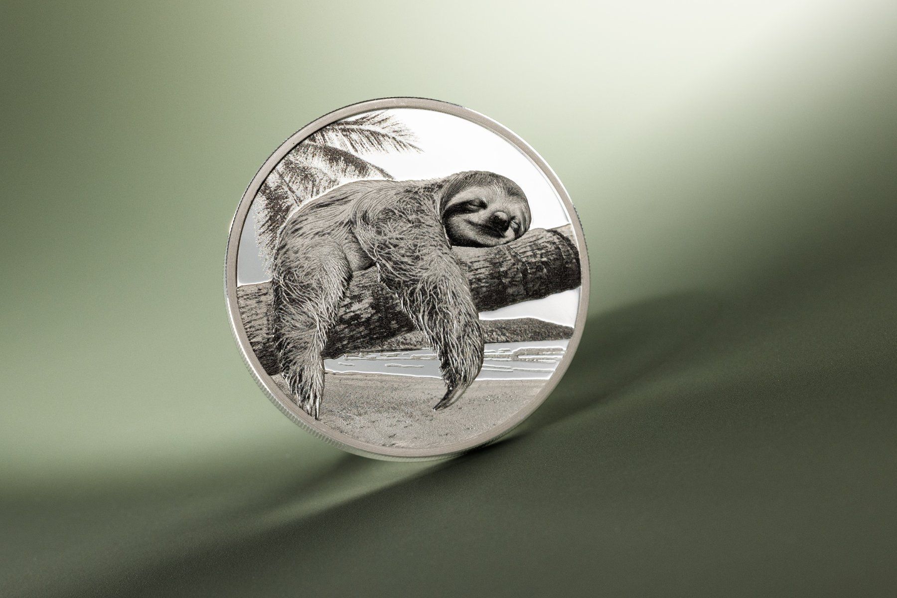 Tutti le monete: Cook Islands Seven Deadly Sins - Sloth 2026 – Nuovo e nell'imballaggio originale da Liestal venduto da Goldbatzen 2