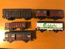 5x Güterwagen NS/DSB