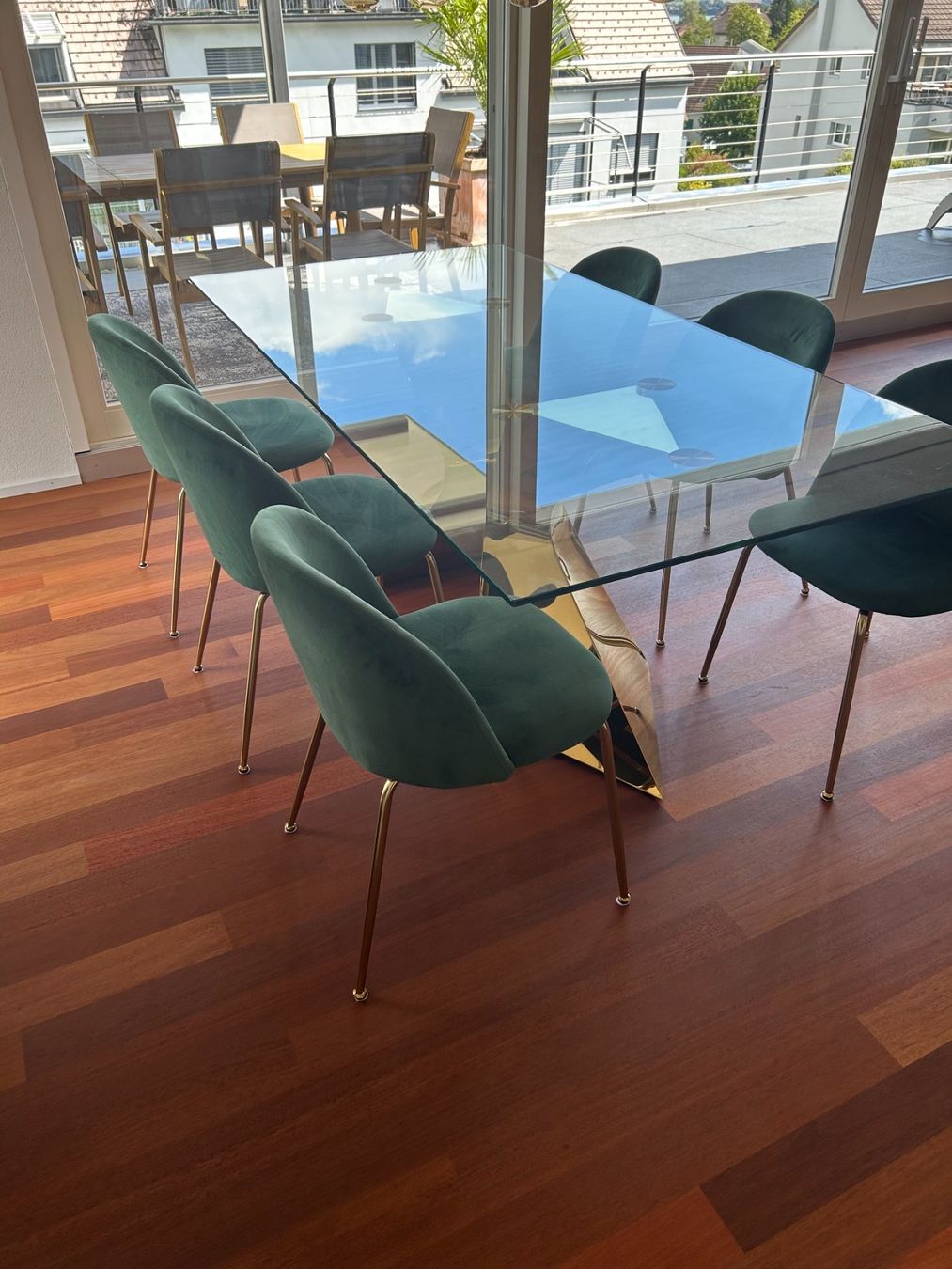 Set de table et chaises: Designer Esstisch mit 6 Stühlen – D'occasion à Maur par UliSeller 1