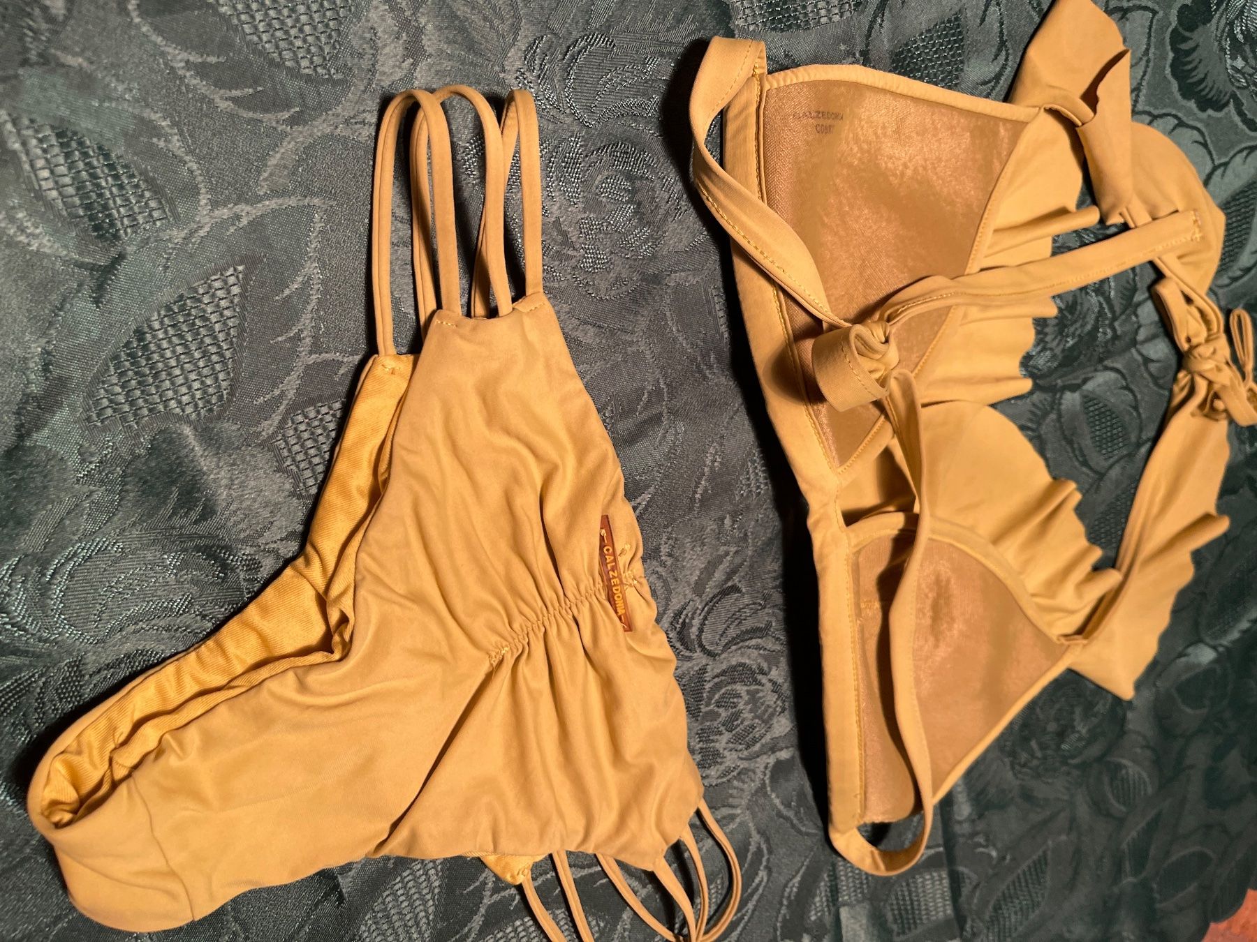 Calzedonia Badekleider & Bikinis: Bikini giallo senape di Calzedonia-S/M-chic e elegante – Neu (gemäss Beschreibung) aus Locarno von Fixed8 9