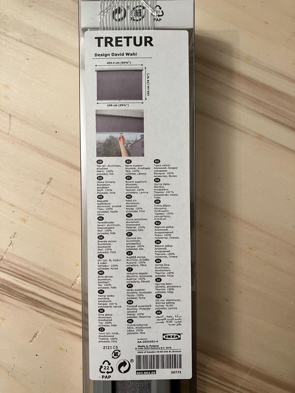 Ikea Tende: Verdunklungsrollo – Nuovo e nell'imballaggio originale da Aarau venduto da uni_cb66 1