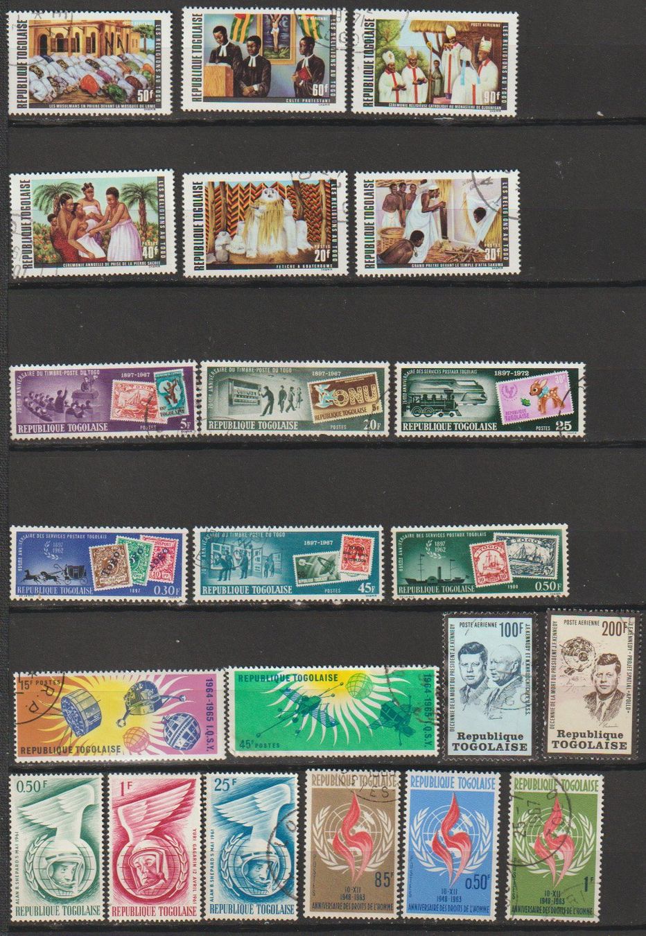 Alle Briefmarken: Togo République 1960-1990 – Gebraucht aus Crans-Montana von kira56 1