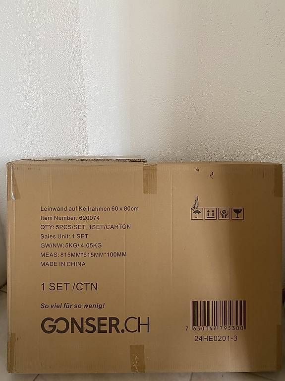Sonstiges Zubehör: Leinwand Canva 60x80cm 5 Stk.  – Neu und originalverpackt aus Solothurn von nev_7qmh 2
