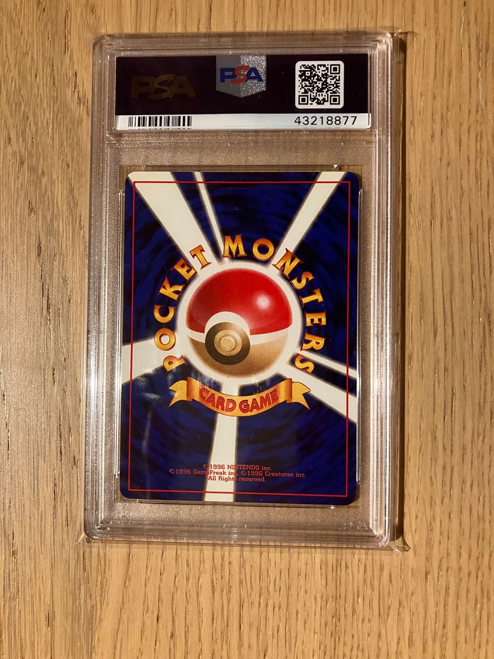 Pokémon Carte collezionabili: 1996 P.M. JAPANESE BASIC BLASTOISE - HOLO PSA 9 – Usato da Wohlen AG venduto da PMJr 1