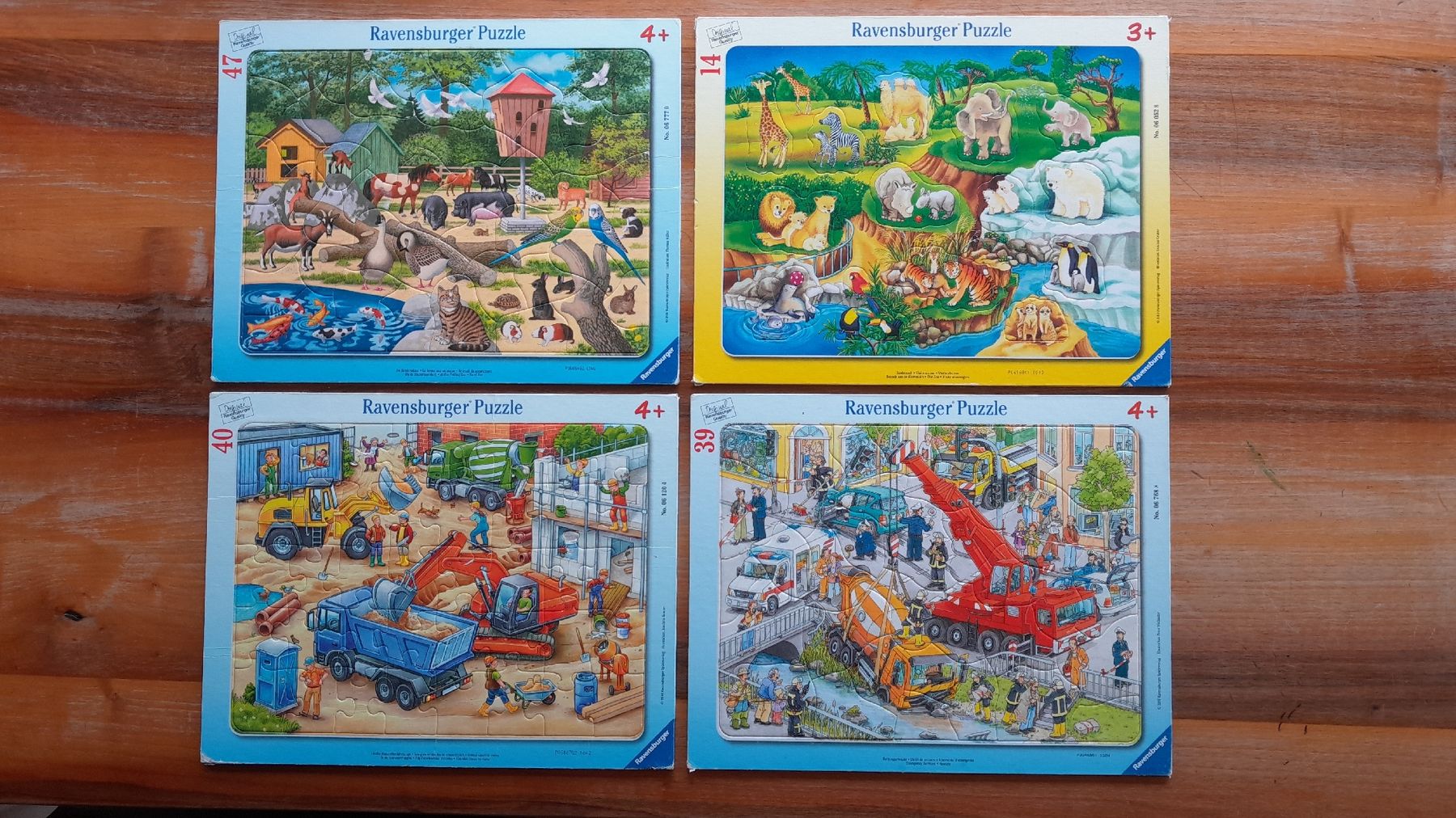 Ravensburger Puzzles: Ravensburger Puzzle 4er Set, ab 4 Jahren – D'occasion à Oberburg par Jonied