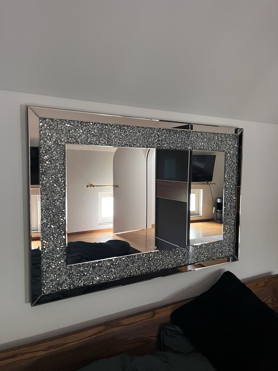 Specchi: Wandspiegel mit Glitzerrahmen – Usato da Flawil venduto da Andrin.g97 1