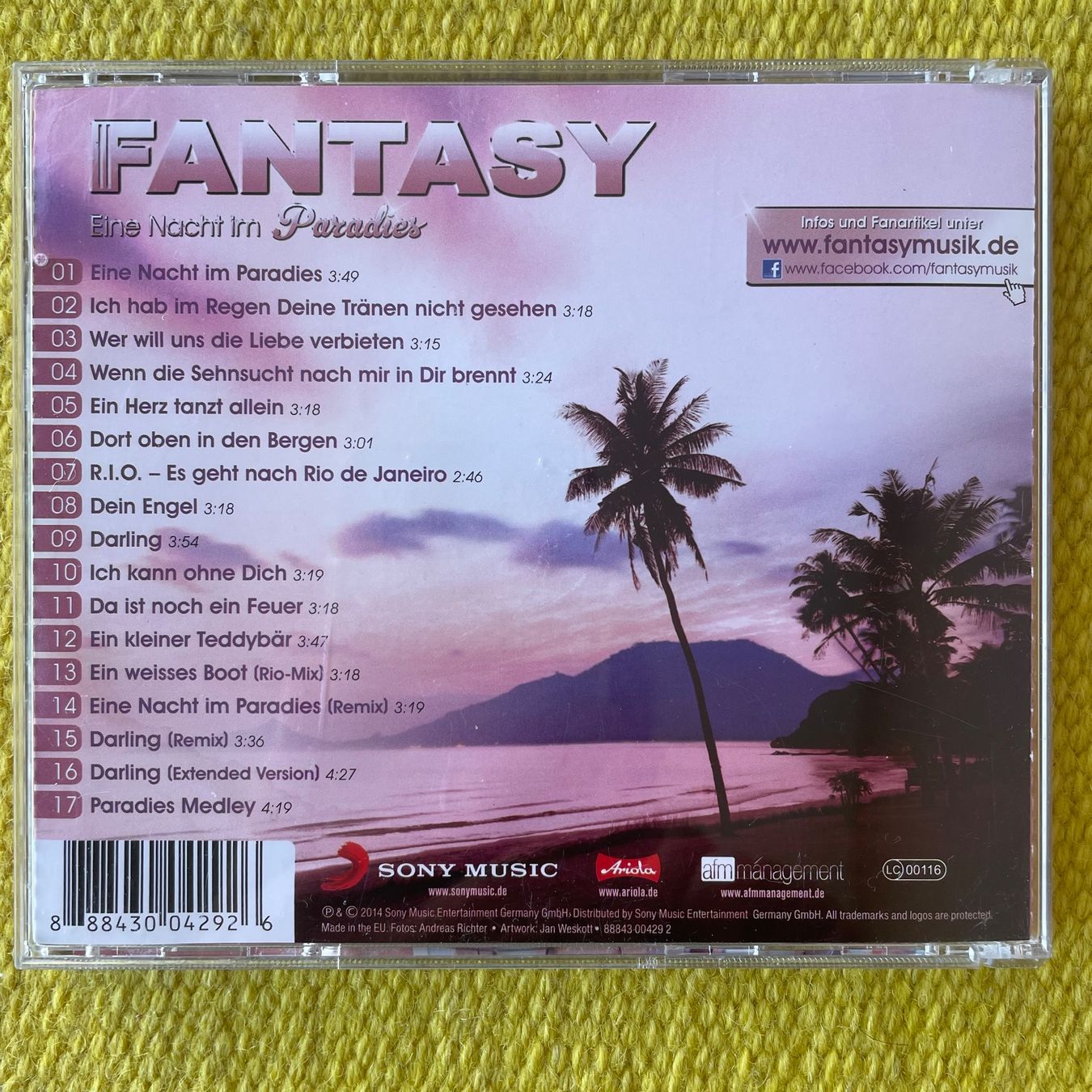 CD: FANTASY-EINE NACHT IM PARADIES – Usato da Rorschacherberg venduto da CD-Roli 1