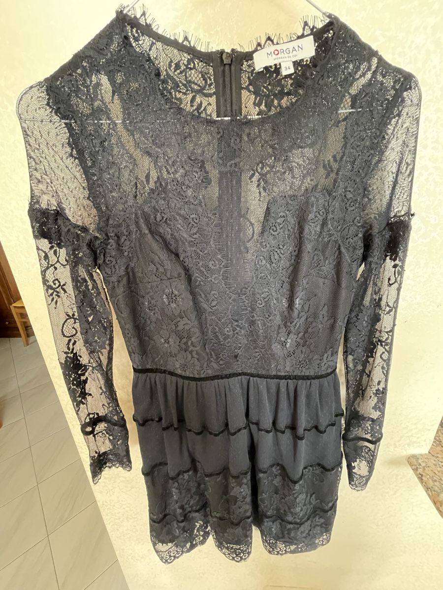 Morgan Vestiti: Morgan de toi Elegante kleid – Nuovo (secondo la descrizione) da Zug venduto da Fashionaddicted.- 1