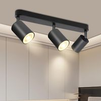 Deckenstrahler 3 Flammig Schwarz, Modern Deckenlampe Strahle