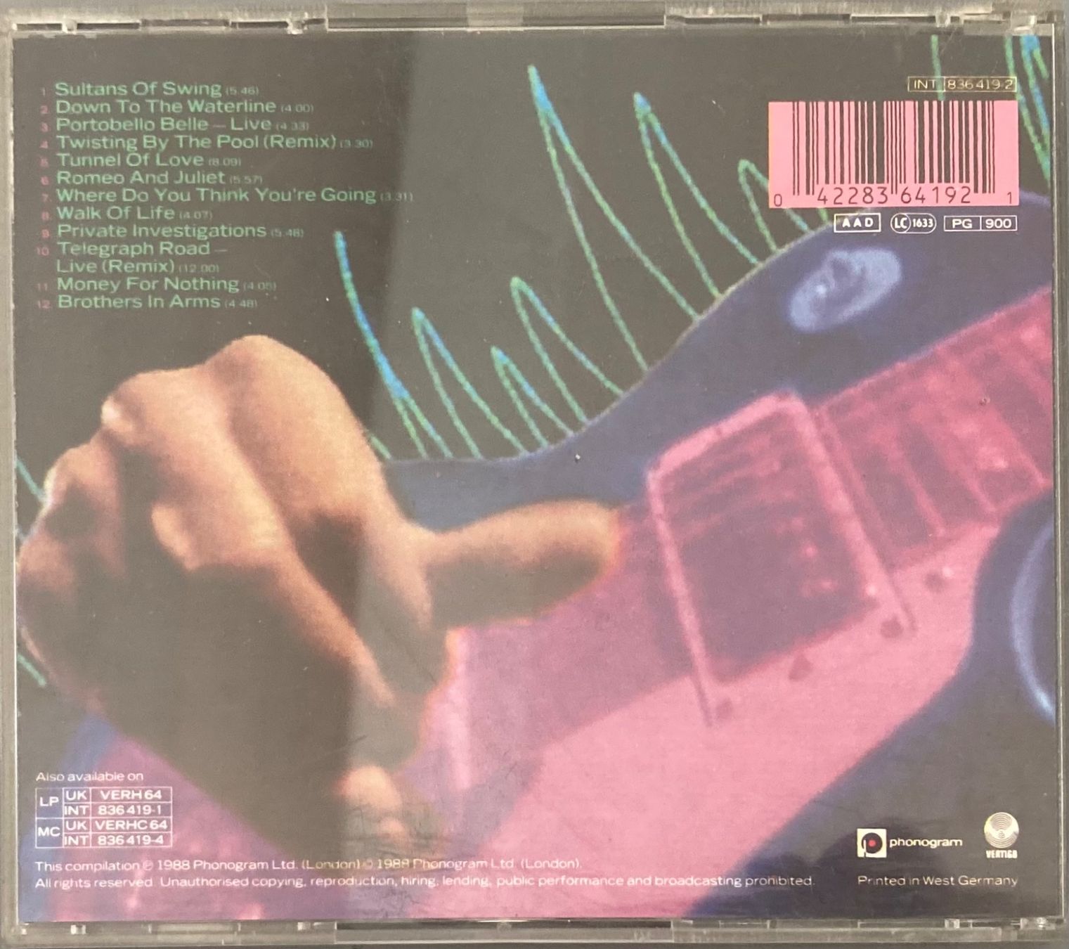 CDs: DIRE STRAITS - MONEY FOR NOTHING – Gebraucht aus Poliez-Pittet von Newtown-Records 1