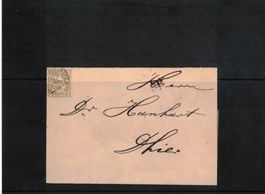 1880 Faltbrief zur Verlobung
