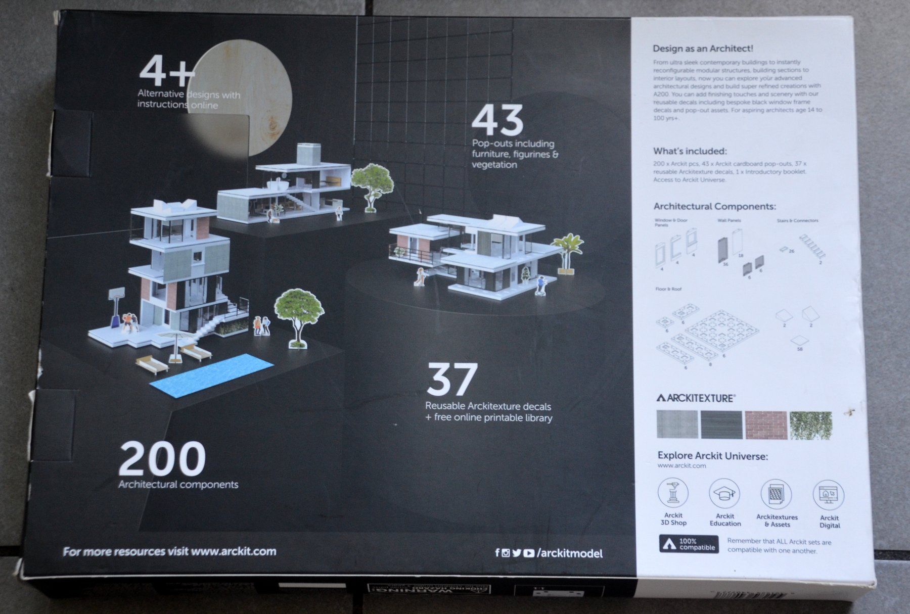 Kit di modellismo & Modellini statici: Arckit 200 Building Blocks Model House Kit – Nuovo e nell'imballaggio originale da Collonges venduto da arashee 2