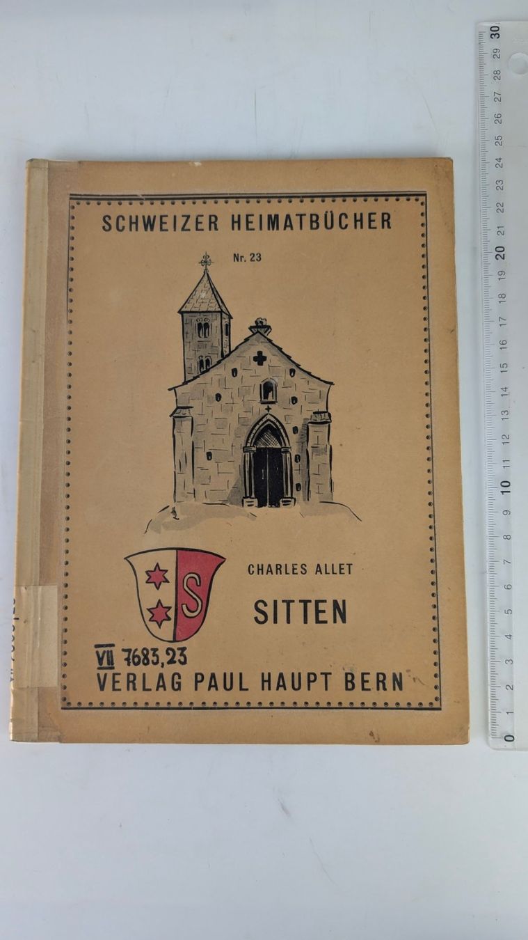Libri: Schweizer Heimatbücher: Sitten 1948 – Usato da Zürich venduto da axolottchen