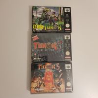 Nintendo 64 Turok Spiele 1, 2, und 3