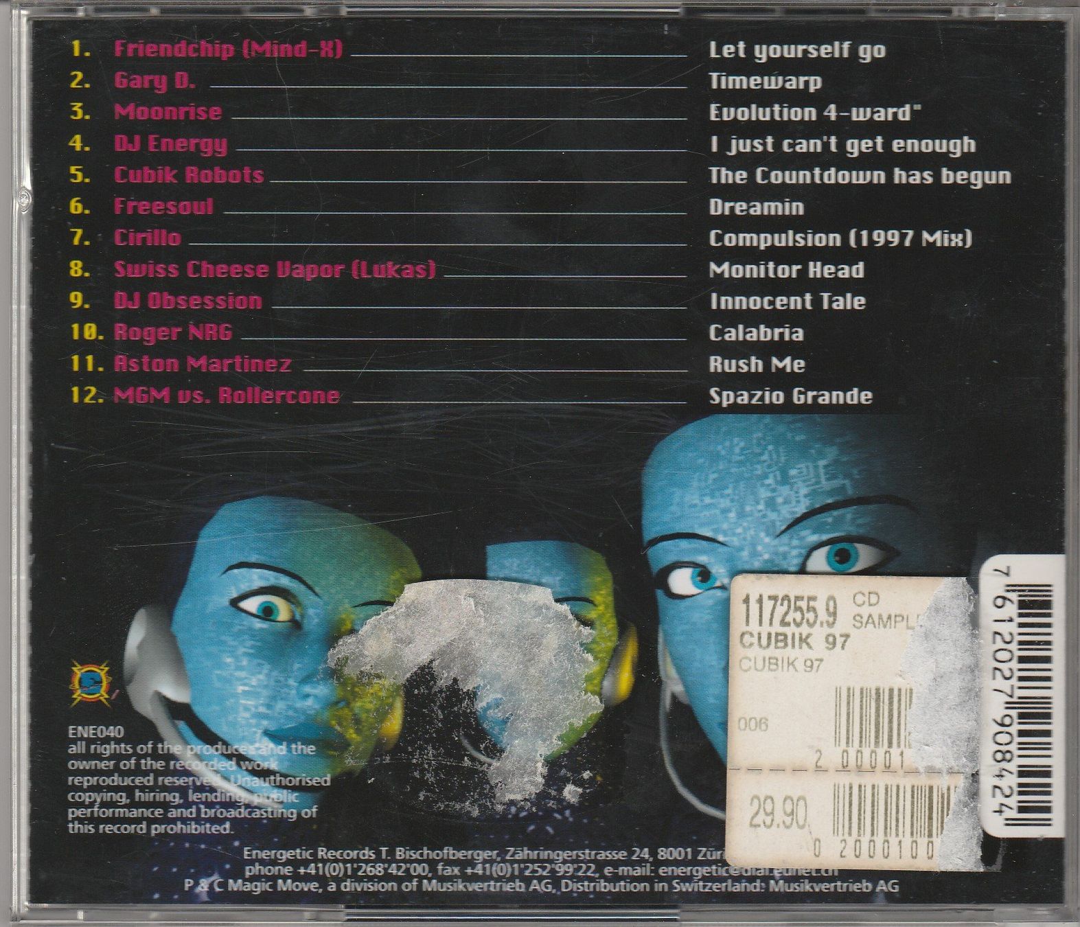 CD: Cubik 97 CD Compilation – Nuovo (secondo la descrizione) da Hellikon venduto da Jogi73 1
