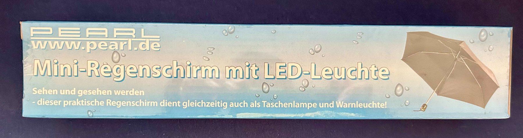Ombrelli: Mini-Regenschirm mit LED Leuchte – Nuovo e nell'imballaggio originale da Zürich venduto da Cjjgj