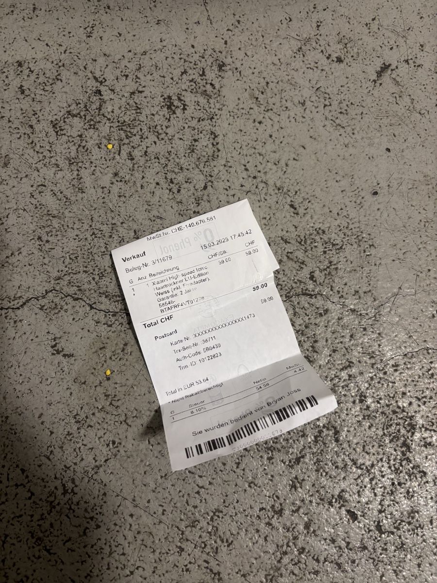 Wäschetrockner: Xiaomi Ionic Haartrockner – Neu und originalverpackt aus Zürich von mel_mj57 1