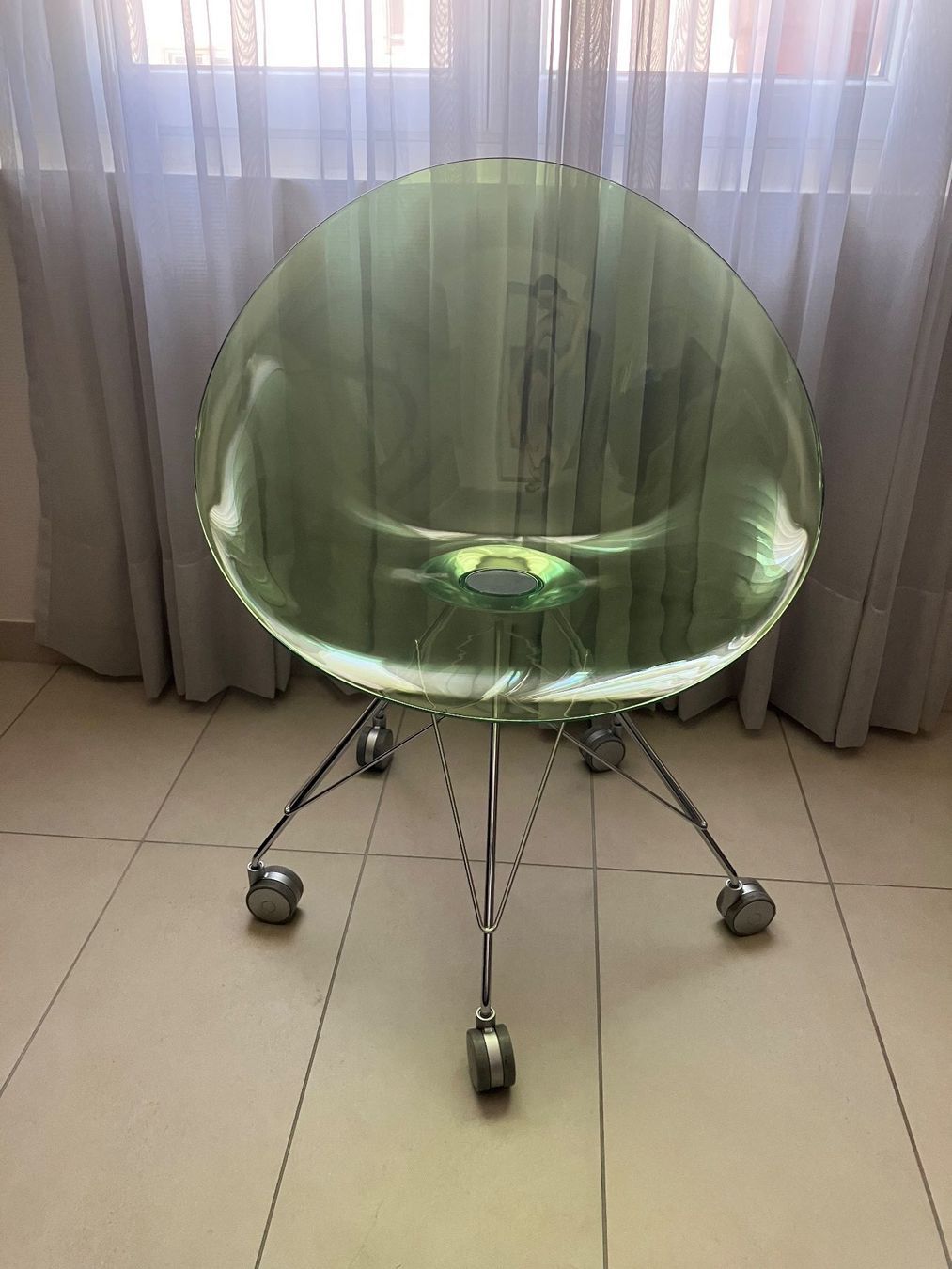 Kartell Sedie: Chaise de bureau - Kartell Ero - Philippe Stark - vert – Usato da Renens VD venduto da m27_y26 5