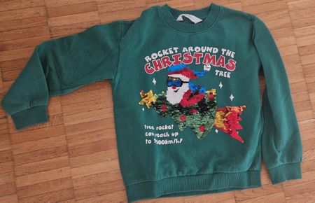 H&M Weihnachten Pullover, Grösse 122/128, Top Zustand!