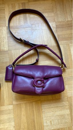 Coach Pillow Tabby 26 Leder Tasche – Pflaume / Top Zustand!